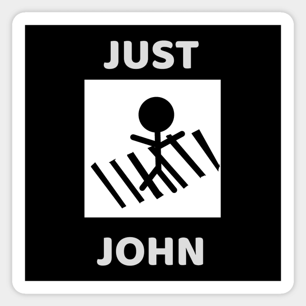 JUST JOHN Sticker by abagold